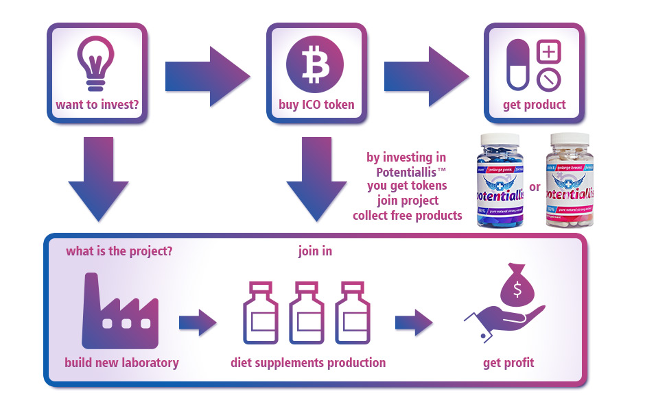 Potentiallis ICO overview scheme